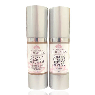 Organic Vitamin C Serum + Vitamin C Eye Cream