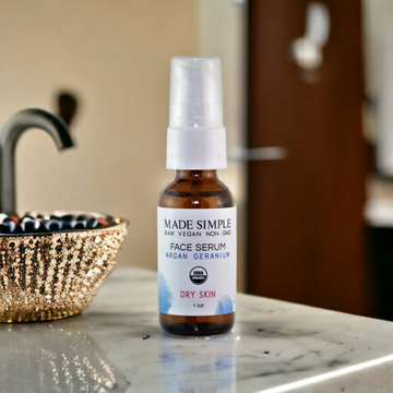 Argan Geranium Face Serum for Dry Skin