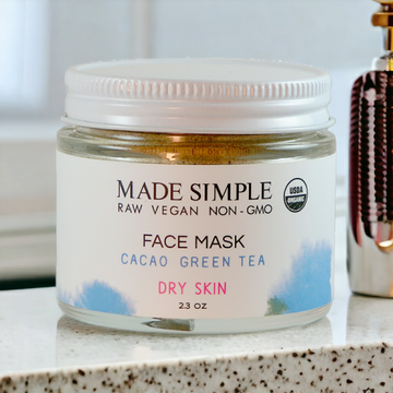 Cacao Green Tea Face Mask for Dry Skin