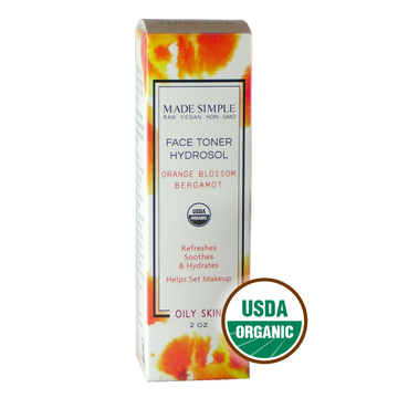 Orange Blossom Bergamot Face Toner for Oily Skin