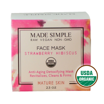 Strawberry Hibiscus Face Mask for Mature Skin