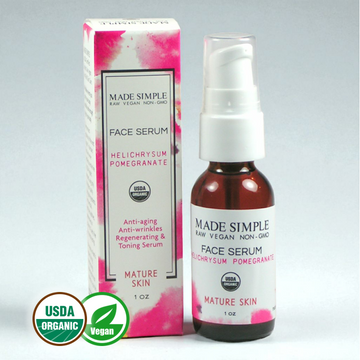 Helichrysum Pomegranate Face Serum for Mature Skin