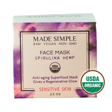 Spirulina Hemp Face Mask for Sensitive Skin