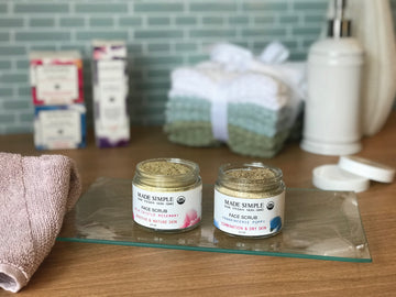 Milk Thistle Rosemary Face Scrub for Sensitive/Mature Skin