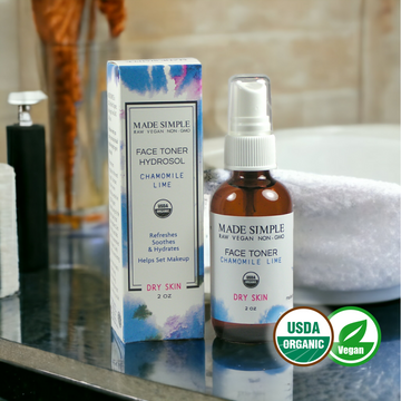 Chamomile Lime Face Toner for Dry Skin