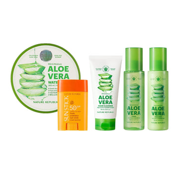 5 Step: Mild & Moisture Aloe Vera Daily Set