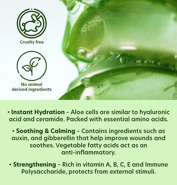 Aloe Vera Cleansing Gel Cream (No foam)