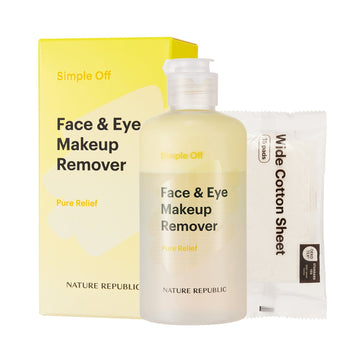 Simple Off Face & Eye Makeup Remover Special Set - Pure Relief