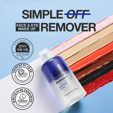 Simple Off Face & Eye Makeup Remover Water Proof Perfect Special Set