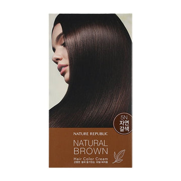 Hair & Nature Hair Color Cream 5N Natural Brown