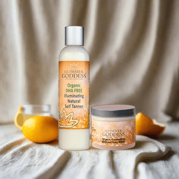Organic DHA-Free Self Tanner + Bronzing Shimmer Bundle