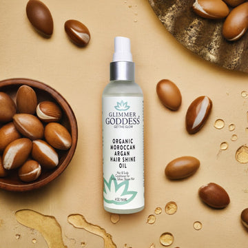 Organic Hair Shine Spray Moroccan Argan Oil