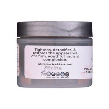 Organic Glow Up Tumeric Vitamin C & E Brightening Face Mask - 2 oz.