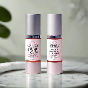 Radiance + Hydration Duo: Vitamin C 20% & Hyaluronic Acid Serum Bundle