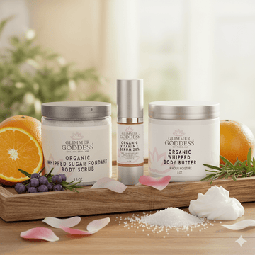 Radiance Glow Organic Skincare Gift Set - Exfoliate, Brighten & Hydrate