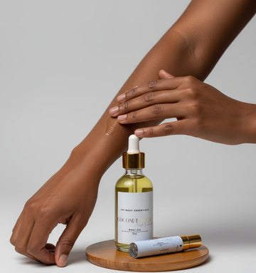 Coconut Cream & Vanilla Bourbon Latte Body Oil & Perfume Set