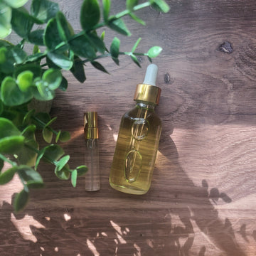 Coconut Cream & Vanilla Bourbon Latte Body Oil & Perfume Set