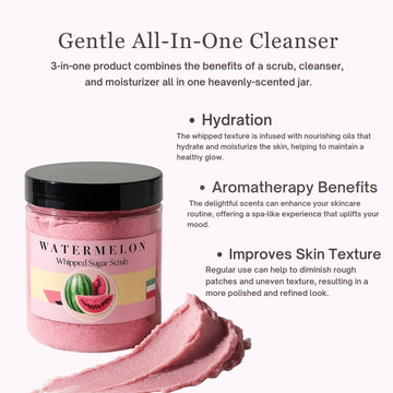 Watermelon Whipped Sugar Scrub