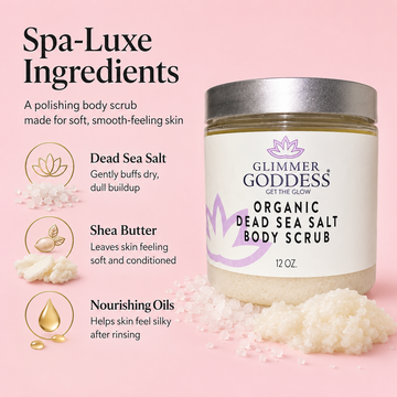 Organic Body Scrub with Dead Sea Salt & Shea Butter