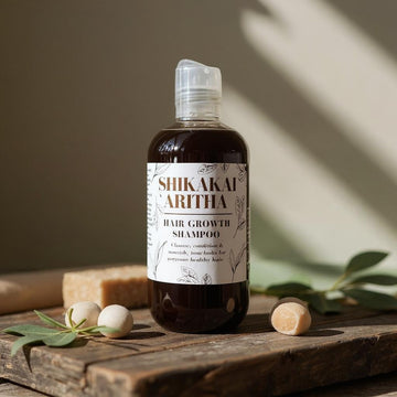 Shikakai & Aritha Hair Growth Shampoo – Natural Scalp Cleanser for Thicker, Fuller Hair