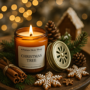 Christmas Tree Wood Wick Soy Candle